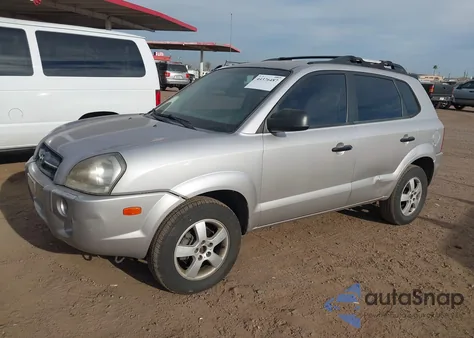 2006 Hyundai Tucson Gl z USA, uszkodzony, nr VIN KM8JM12B46U249590